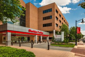 Cooper and Inspira Neuroscience Camden Sheridan Plaza Parking Lot Entrance